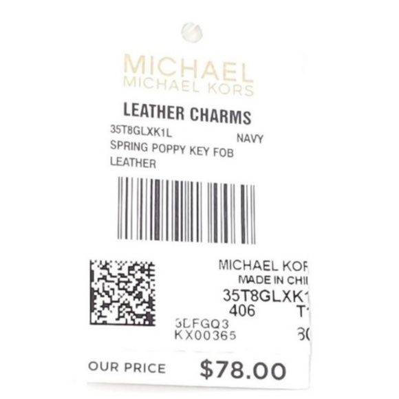 Michael Kors Spring Poppy Key Fob - Picture 3 of 3